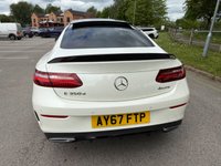 USED 2017 67 MERCEDES-BENZ E-CLASS 3.0 E350d V6 AMG Line (Premium Plus) Coupe 2dr Diesel G-Tronic+ 4MATIC Euro 6 (s/s) (258 ps) HEATED LEATHER, REVERSE CAM, USB