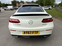USED 2017 67 MERCEDES-BENZ E-CLASS 3.0 E350d V6 AMG Line (Premium Plus) Coupe 2dr Diesel G-Tronic+ 4MATIC Euro 6 (s/s) (258 ps) HEATED LEATHER, REVERSE CAM, USB
