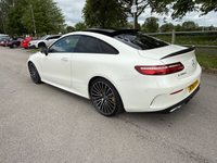 USED 2017 67 MERCEDES-BENZ E-CLASS 3.0 E350d V6 AMG Line (Premium Plus) Coupe 2dr Diesel G-Tronic+ 4MATIC Euro 6 (s/s) (258 ps) HEATED LEATHER, REVERSE CAM, USB