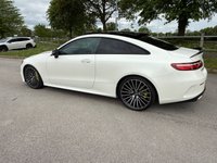 USED 2017 67 MERCEDES-BENZ E-CLASS 3.0 E350d V6 AMG Line (Premium Plus) Coupe 2dr Diesel G-Tronic+ 4MATIC Euro 6 (s/s) (258 ps) HEATED LEATHER, REVERSE CAM, USB