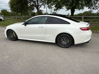 USED 2017 67 MERCEDES-BENZ E-CLASS 3.0 E350d V6 AMG Line (Premium Plus) Coupe 2dr Diesel G-Tronic+ 4MATIC Euro 6 (s/s) (258 ps) HEATED LEATHER, REVERSE CAM, USB
