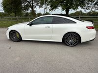 USED 2017 67 MERCEDES-BENZ E-CLASS 3.0 E350d V6 AMG Line (Premium Plus) Coupe 2dr Diesel G-Tronic+ 4MATIC Euro 6 (s/s) (258 ps) HEATED LEATHER, REVERSE CAM, USB