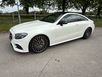 USED 2017 67 MERCEDES-BENZ E-CLASS 3.0 E350d V6 AMG Line (Premium Plus) Coupe 2dr Diesel G-Tronic+ 4MATIC Euro 6 (s/s) (258 ps) HEATED LEATHER, REVERSE CAM, USB