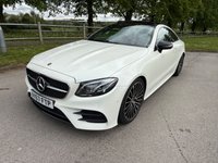 USED 2017 67 MERCEDES-BENZ E-CLASS 3.0 E350d V6 AMG Line (Premium Plus) Coupe 2dr Diesel G-Tronic+ 4MATIC Euro 6 (s/s) (258 ps) HEATED LEATHER, REVERSE CAM, USB