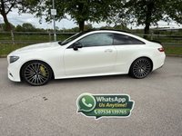 USED 2017 67 MERCEDES-BENZ E-CLASS 3.0 E350d V6 AMG Line (Premium Plus) Coupe 2dr Diesel G-Tronic+ 4MATIC Euro 6 (s/s) (258 ps) HEATED LEATHER, REVERSE CAM, USB