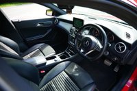 USED 2017 17 MERCEDES-BENZ CLA 2.1 CLA220d AMG Line Coupe 4dr Diesel 7G-DCT Euro 6 (s/s) (177 ps) JUPITER RED PAINTWORK + REAR CAMERA + BLACK PACK + TINTS