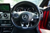USED 2017 17 MERCEDES-BENZ CLA 2.1 CLA220d AMG Line Coupe 4dr Diesel 7G-DCT Euro 6 (s/s) (177 ps) JUPITER RED PAINTWORK + REAR CAMERA + BLACK PACK + TINTS