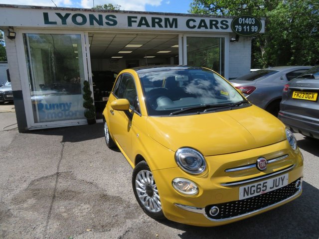 2016 65 Fiat 500 1.2 Lounge Hatchback 3dr Petrol Manual Euro 6 (s/s) (69 bhp)