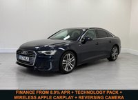 USED 2022 71 AUDI A6 SALOON 2.0 TDI 40 S line Saloon 4dr Diesel S Tronic Euro 6 (s/s) (204 ps) TECHNOLOGY PACK - DIGITAL DASHBOARD + DRIVER MEMORY PACK + REVERSING CAMERA + WIRELESS APPLE CARPLAY / ANDROID AUTO
