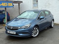 USED 2017 17 VAUXHALL ASTRA 1.4i Turbo Design Hatchback 5dr Petrol Manual Euro 6 (125 ps) THIS POPULAR MODEL COMES WITH 2 KEYS, AIR CONDITIONING AND MUCH MORE..