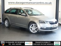 USED 2019 19 SKODA OCTAVIA 1.5 TSI GPF ACT SE L Estate 5dr Petrol Manual Euro 6 (s/s) (150 ps) NICELY CARED FOR ESTATE - COMES WITH A FULL SERVICE HISTORY + SATELLITE NAVIGATION + APPLE CARPLAY / ANDROID AUTO + BLUETOOTH PHONE AND MEDIA CONNECTIVITY + DUAL ZONE AUTOMATIC AIR CONDITIONED CLIMATE CONTROL + DAB DIGITAL RADIO + IN CAR ENTERTAINMENT WITH TOUCH SCREEN MEDIA DISPLAY + MIRROR LINK + APPS CONTROL + PARKING SENSORS + AUTOMATIC LED HEADLIGHTS + LED DAYTIME RUNNING LIGHTS + CRUISE CONTROL + ECO STOP/START SYSTEM + LEATHER MULTIFUNCTIONAL STEERING WHEEL + VOICE COMMAND + AUTOMATIC WIP