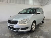 USED 2015 15 SKODA ROOMSTER 1.6 TDI SE MPV 5dr Diesel Manual Euro 5 (105 ps) 3 keys, tow-bar, pan roof, alloys