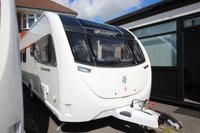 USED 2021 SWIFT CHARISMA 840 4 Berth 8ft Wide, Fixed Transverse Island Bed