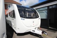 USED 2021 SWIFT CHARISMA 840 4 Berth 8ft Wide, Fixed Transverse Island Bed