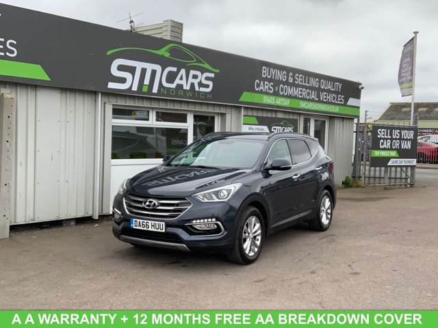 View our Hyundai Santa FE 2.2 CRDi Blue Drive Premium SUV 5dr Diesel Manual 4WD Euro 6 (s/s) (7 Seat) (200 ps)