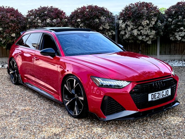 2021 21 AUDI RS6 AVANT 4.0 TFSI V8 Carbon Black CARBON FIBRE BODYKIT Estate 5dr Petrol Tiptronic quattro Euro 6 (s/s) (600 ps) 