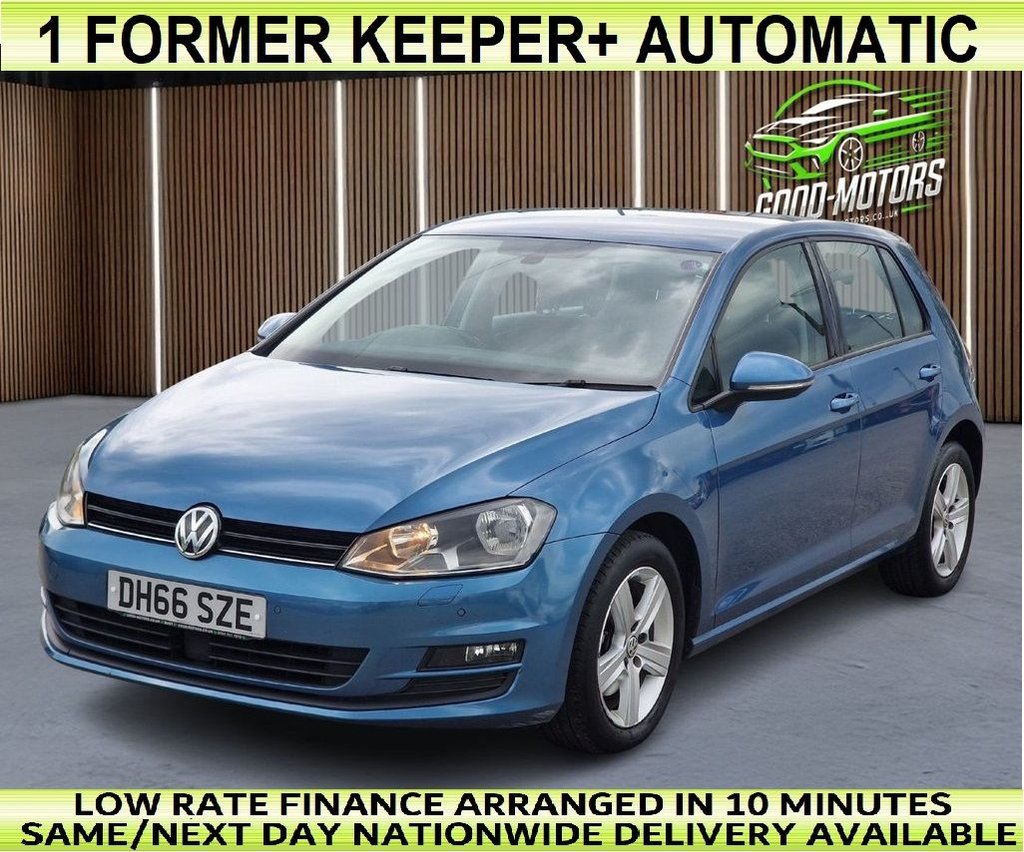Blue 2017 Volkswagen Golf 1.6TDI Match Edition Hatchback 5d DSG Hatchback Front-wheel drive Automatic