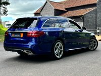 USED 2021 21 MERCEDES-BENZ C-CLASS 2.0 C300e 13.5kWh AMG Line Edition Estate 5dr Petrol Plug-in Hybrid G-Tronic+ Euro 6 (s/s) (320 ps) 1 F/KEEPER  - MERCEDES HISTORY