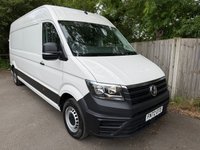 USED 2022 72 VOLKSWAGEN CRAFTER 2.0 TDI CR35 Trendline Panel Van 5dr Diesel Manual FWD LWB High Roof Euro 6 (s/s) (140 ps) A/C-sesnors-dab-2 keys