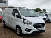USED 2022 22 FORD TRANSIT CUSTOM 2.0 300 EcoBlue Limited Panel Van 5dr Diesel Manual L1 H1 Euro 6 (s/s) (130 ps) Drives superb