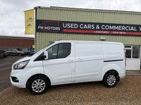 USED 2022 22 FORD TRANSIT CUSTOM 2.0 300 EcoBlue Limited Panel Van 5dr Diesel Manual L1 H1 Euro 6 (s/s) (130 ps) Drives superb
