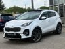 USED 2019 69 KIA SPORTAGE 2.0 CRDi EcoDynamics+ GT-Line S SUV 5dr Diesel Hybrid Auto AWD Euro 6 (s/s) (182 bhp) Finished in FUSION WHITE with Front and Rear HEATED trim.This Sportage is one of the best SUV's on the market. It offers striking looks and spacious interior.  Features include Low Mileage, Alloys, Pan Roof, Sat Nav, Climate, Tinted windows, LED headlights, Heated Climate front and rear seats, DAB RADIO, Cruise control, Rear View Cameras and Park sensors. Dealer Serviced at 6945 miles, 13137 miles, 18629 miles, 23675 miles, 29447 miles and on arrival at 36096 miles.