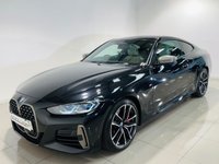 USED 2021 70 BMW 4 SERIES 3.0 M440i MHT Coupe 2dr Petrol Hybrid Auto xDrive Euro 6 (s/s) (374 ps) Black Sapphire | Oyster Leather Interior | Technology Plus Pack | Comfort Plus Pack | Visibility Pack | Full BMW Service History