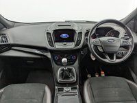 USED 2018 68 FORD KUGA 1.5 TDCi ST-Line SUV 5dr Diesel Manual Euro 6 (s/s) (120 ps) 18'' ALLOY WHEELS , FRONT AND REAR PARKING SENSORS  , APPLE CARPLAY , APPLE CARPLAY , SAT NAV , BLUETOOTH , SERVICE HISTORY - LATEST FEB.2026