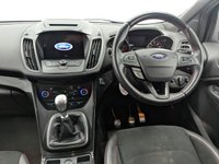 USED 2018 68 FORD KUGA 1.5 TDCi ST-Line SUV 5dr Diesel Manual Euro 6 (s/s) (120 ps) 18'' ALLOY WHEELS , FRONT AND REAR PARKING SENSORS  , APPLE CARPLAY , APPLE CARPLAY , SAT NAV , BLUETOOTH , SERVICE HISTORY - LATEST FEB.2026