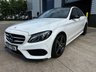 USED 2017 17 MERCEDES-BENZ C-CLASS 2.1 C250d AMG Line (Premium Plus) Saloon 4dr Diesel G-Tronic+ Euro 6 (s/s) (204 ps) FULL SERVICE HISTORY + NEWLY SERVICED + NEW MOT + 2 KEYS + HUGE SPEC