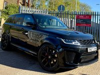 USED 2018 67 LAND ROVER RANGE ROVER SPORT 5.0 P575 V8 SVR SUV 5dr Petrol Auto 4WD Euro 6 (s/s) (575 ps) 