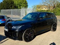USED 2018 67 LAND ROVER RANGE ROVER SPORT 5.0 P575 V8 SVR SUV 5dr Petrol Auto 4WD Euro 6 (s/s) (575 ps) 