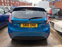 USED 2016 16 FORD FIESTA 1.0T EcoBoost Zetec Blue Edition Hatchback 5dr Petrol Manual Euro 6 (s/s) (100 ps) &pound;20 PER YEAR ROAD TAX AND GREAT MPG