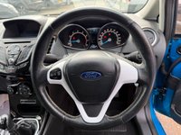 USED 2016 16 FORD FIESTA 1.0T EcoBoost Zetec Blue Edition Hatchback 5dr Petrol Manual Euro 6 (s/s) (100 ps) &pound;20 PER YEAR ROAD TAX AND GREAT MPG