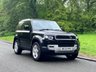 USED 2023 23 LAND ROVER DEFENDER 3.0 D250 MHEV Hard Top SUV 3dr Diesel Auto 4WD SWB Euro 6 (s/s) (250 ps) SANTORINI BLACK, 20 INCH ALLOYS