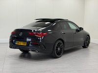 USED 2023 23 MERCEDES-BENZ CLA 2.0 CLA220d AMG Line Night Edition (Premium Plus) Coupe 4dr Diesel 8G-DCT Euro 6 (s/s) (190 ps) SUNROOF + REVERSING CAMERA + AMBIENT LIGHTING + APPLE CARPLAY / ANDROID AUTO