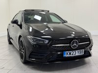 USED 2023 23 MERCEDES-BENZ CLA 2.0 CLA220d AMG Line Night Edition (Premium Plus) Coupe 4dr Diesel 8G-DCT Euro 6 (s/s) (190 ps) SUNROOF + REVERSING CAMERA + AMBIENT LIGHTING + APPLE CARPLAY / ANDROID AUTO