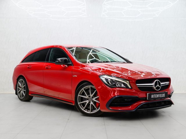 View our Mercedes-Benz Cla 2.0 CLA45 AMG Night Edition Shooting Brake 5dr Petrol SpdS DCT 4MATIC Euro 6 (s/s) (381 ps)