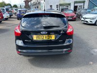 USED 2012 12 FORD FOCUS 1.0T EcoBoost Zetec Hatchback 5dr Petrol Manual Euro 5 (s/s) (125 ps) &pound;35 PER YEAR ROAD TAX-DAB-SERVICE HISTORY-BLUETOOTH