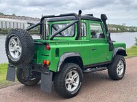 USED 2007 57 LAND ROVER DEFENDER 2.4 TDCi Pickup 2dr Diesel Manual 4WD SWB Euro 4 (122 bhp) **VIPER GREEN**CUSTOM EXHAUST**REAR ROLL CAGE**
