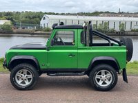 USED 2007 57 LAND ROVER DEFENDER 2.4 TDCi Pickup 2dr Diesel Manual 4WD SWB Euro 4 (122 bhp) **VIPER GREEN**CUSTOM EXHAUST**REAR ROLL CAGE**