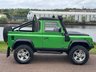 USED 2007 57 LAND ROVER DEFENDER 2.4 TDCi Pickup 2dr Diesel Manual 4WD SWB Euro 4 (122 bhp) **VIPER GREEN**CUSTOM EXHAUST**REAR ROLL CAGE**