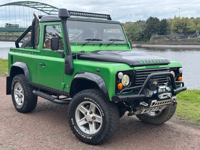 View our Land Rover Defender 2.4 TDCi Pickup 2dr Diesel Manual 4WD SWB Euro 4 (122 bhp)