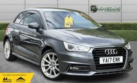 USED 2017 17 AUDI A1 1.4 TFSI S line Hatchback 3dr Petrol Manual Euro 6 (s/s) (125 ps) LONG MOT, EXCELLENT SERVICE HISTORY, HPI CLEAR, 2 X KEYS, ONLY 1 PREVIOUS OWNER, GENUINE LOW MILEAGE FROM NEW! BLUETOOTH, AIR CON, 1/2 LEATHER SPORTS SEATS, REAR PRIVACY GLASS!