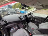 USED 2017 17 FORD KUGA 2.0 TDCi Titanium SUV 5dr Diesel Manual Euro 6 (s/s) (150 ps) FULL SERVICE HISTORY - 8 STAMPS IN THE SERVICE BOOK, LONG MOT, 2 X KEYS, HPI CLEAR, STUNNING CONDITION INSIDE AND OUT! HALF LEATHER SEATS, SAT NAV, BLUETOOTH, PRIVACY, FRONT/REAR PARKING SENSORS, CRUISE. CLIMATE!