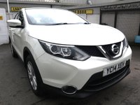 USED 2014 14 NISSAN QASHQAI 1.5 dCi Acenta SUV 5dr Diesel Manual 2WD Euro 5 (s/s) (110 ps) * FULL HISTORY + &pound;20 ROAD TAX*