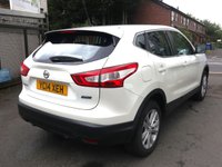 USED 2014 14 NISSAN QASHQAI 1.5 dCi Acenta SUV 5dr Diesel Manual 2WD Euro 5 (s/s) (110 ps) * FULL HISTORY + &pound;20 ROAD TAX*