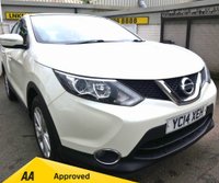 USED 2014 14 NISSAN QASHQAI 1.5 dCi Acenta SUV 5dr Diesel Manual 2WD Euro 5 (s/s) (110 ps) * FULL HISTORY + &pound;20 ROAD TAX*