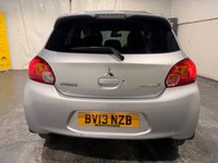 USED 2013 13 MITSUBISHI MIRAGE 1.2 3 Hatchback 5dr Petrol CVT Euro 5 (s/s) (79 ps) Auto 11 MITSUBISHI SERVICES-A/C-ABS-1 OWNER + DEALER- FRONT + REAR PARKING SENSORS