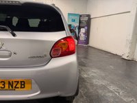 USED 2013 13 MITSUBISHI MIRAGE 1.2 3 Hatchback 5dr Petrol CVT Euro 5 (s/s) (79 ps) Auto 11 MITSUBISHI SERVICES-A/C-ABS-1 OWNER + DEALER- FRONT + REAR PARKING SENSORS